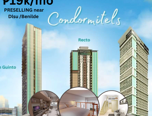 15k /mo 1-bedroom Condo For Sale near Dlsu Benilde  Manila