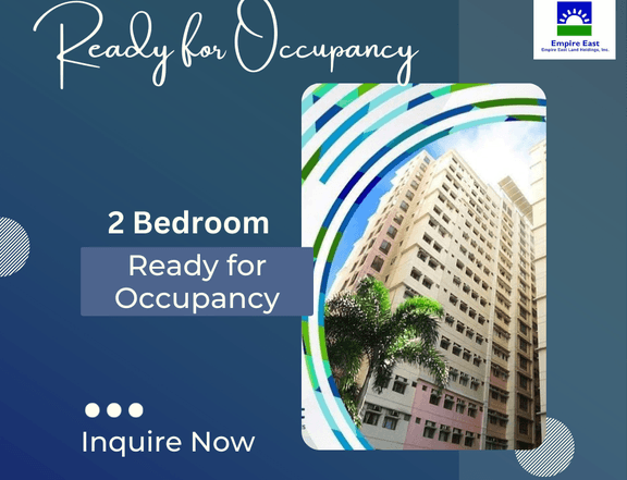 Affordable Ready For Occupancy 2 bedroom Aurora Blvd. San Juan Sta. Mesa PUP LRT