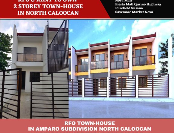 4-BEDROOM 3-STOREY TOWNHOUSE FOR SALE IN AMPARO NORTH CALOOCAN CITY