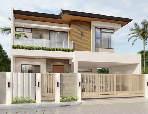 Furnished 4-BR Modern Scandinavian House For Sale in Angeles Pampanga
