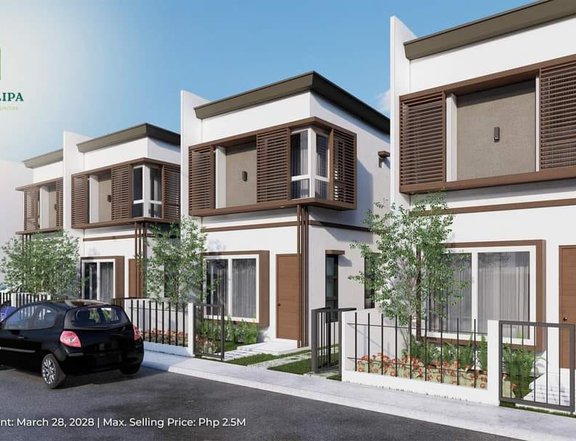 Furnished 3-bedroom Townhouse For Sale thru Pag-IBIG in Lipa Batangas
