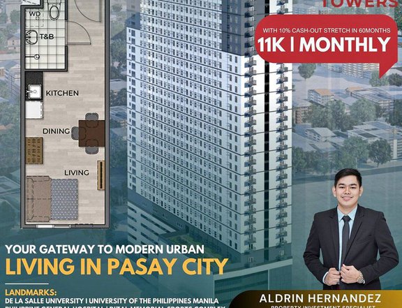 23.00 sqm 1-bedroom Condo For Sale in Pasay Metro Manila