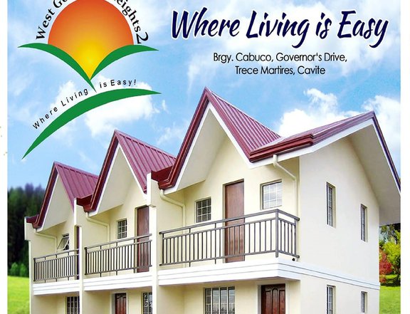 Discounted 2-bedroom Townhouse Rent-to-own thru Pag-IBIG