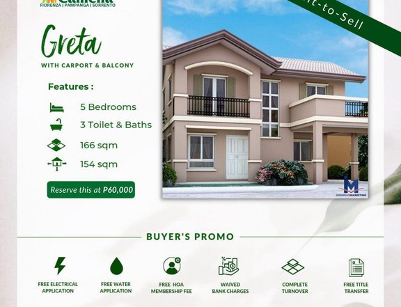 5-bedroom Built-to-Sell House For Sale in Angeles Pampanga