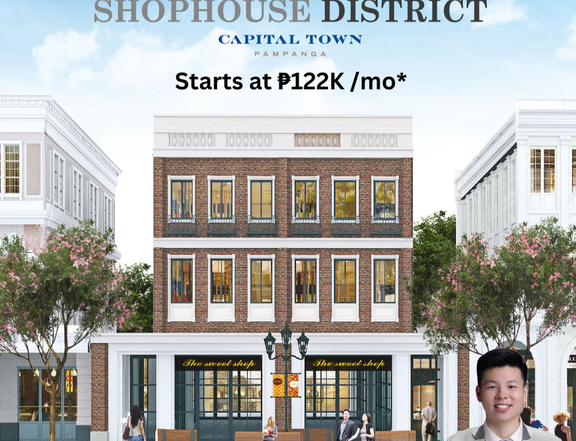 Capital Town Pampanga Shophouse Commercial Lot BLK 5 LOT 2 (280sqm)