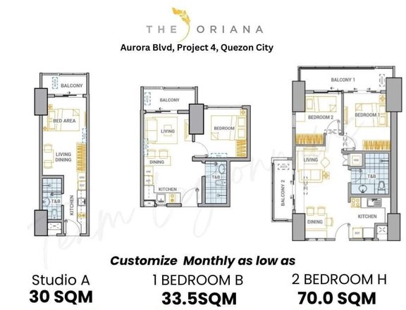 CHEAPEST CONDO IN CUBAO NO DP! LOW MONTHLY! THE ORIANA NEAR MANILA SAN JUAN ORTIGAS