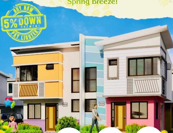 5% Downpayment for a 3-bedroom Duplex House for Sale in Tanza Cavite