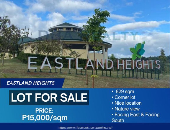 829 sqm Residential Lot for Sale in Eastland Heights, Antipolo City