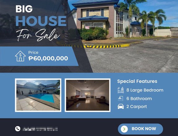 Big House And Lot For Sale In EXCLUSIVE SUBDIVISION IN ANGELES CITY