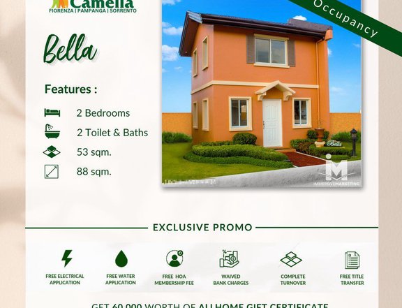 2-bedroom RFO Single Attached House For Sale in Angeles Pampanga