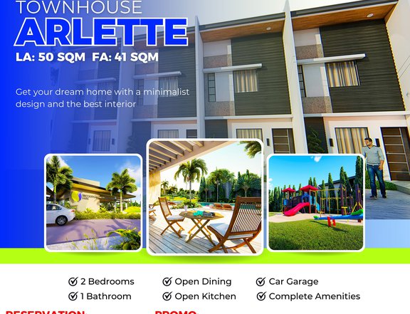Discounted 2-bedroom Townhouse For Sale thru Pag-IBIG, Trece Martires