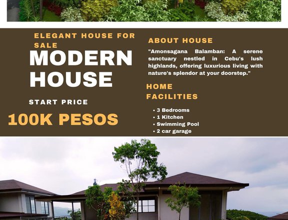 3-bedroom Single Detached House For Sale in Balamban Cebu