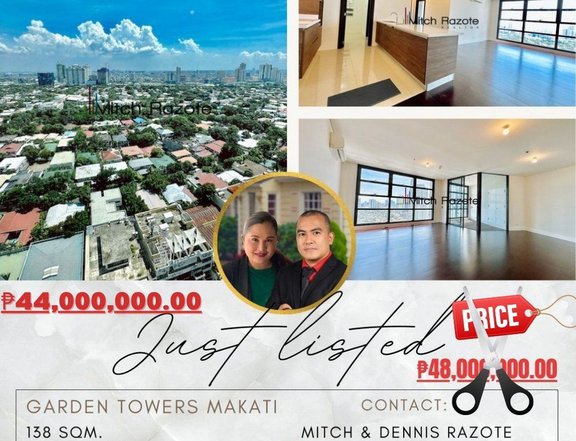 Rare 2-Bedroom Unit at Garden Towers Makati For Sale