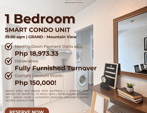 1 Bedroom Grand Smart Condo Unit For Sale in Subic Zambales
