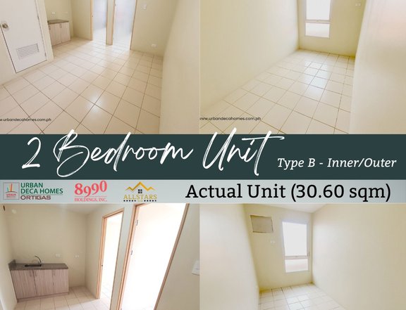 Furnished 30.60 sqm 2BR B (inner and outer) Condo for Sale