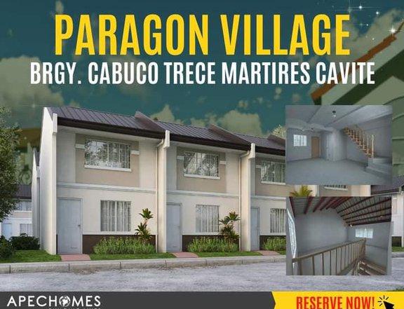 PARAGON VILLAGE by APEC offers RFO REOPEN units with 2 bedrooms for sale in Trece Martires