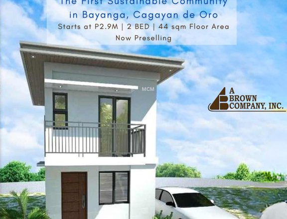 2 Bedroom House | The First Sustainable Community in Bayanga, CDO