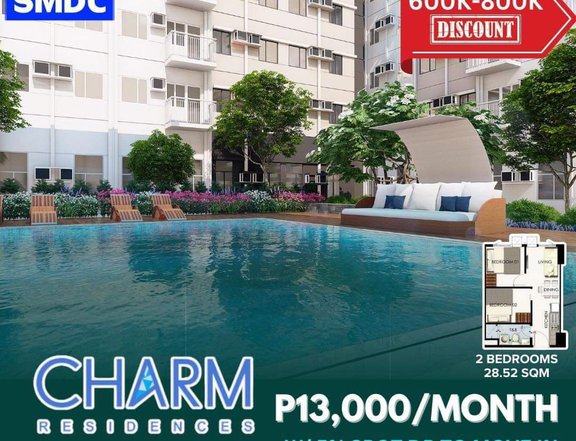 28sqm 2-bedroom Condo for Sale in Cainta Rizal