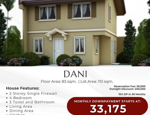 PRESELLING 4BR HOUSE AND LOT FOR SALE IN SAVANNAH (DANI UNIT)