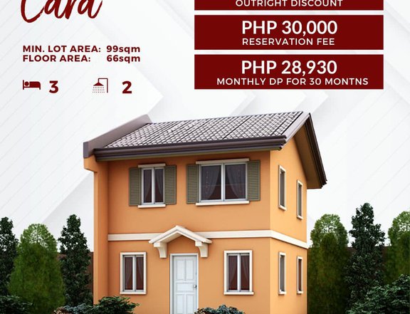 Cara, Pre-Selling, 3-bedroom SF House For Sale in Oton Iloilo