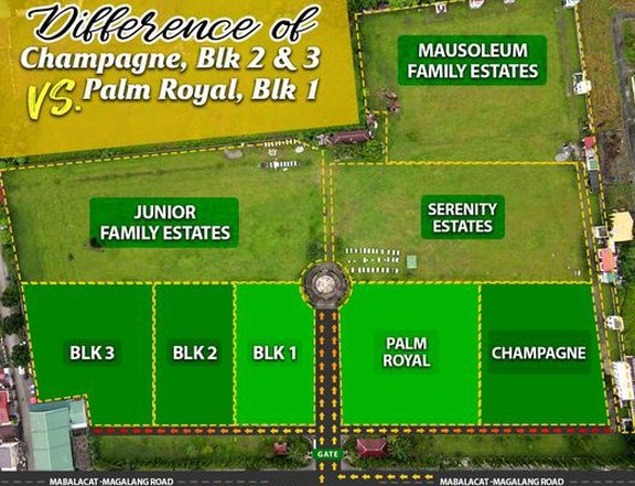 Premium Champagne Memorial Lot For Sale in Mabalacat Pampanga in Palm Garden Memorial Park