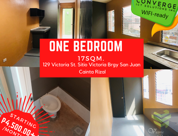 AFFORDABLE ONE BEDROOM UNIT (INTERNET READY)