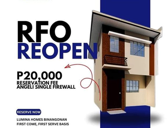 READY FOR OCCUPANCY LIPAT AGAD 2-bedroom Single Attached House For Sale in Binangonan Rizal