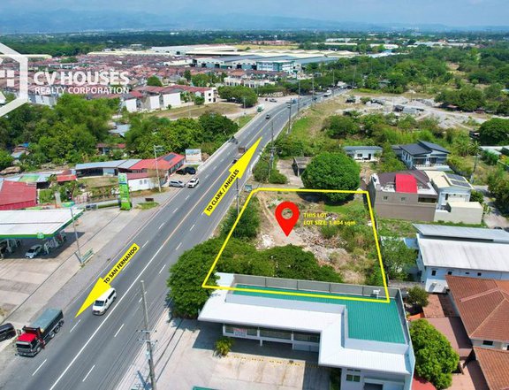 1,204 sqm Prime Commercial Lot For Sale Along Friendship Highway, Angeles, Pampanga