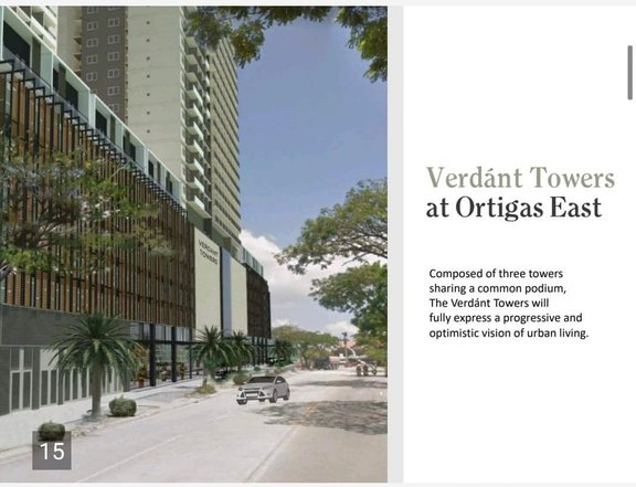 Maple at Verdant Tower 56.00 sqm 1-bedroom Condo for Sale in Ortigas Pasig Metro Manila