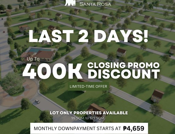 99 sqm Residential Lot For Sale in Santa Rosa Nueva Ecija