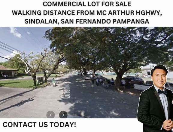 COMMERCIAL LOT FOR SALE IN SINDALAN SAN FERNANDO, PAMPANGA NEAR MC ARTHUR HGHWY