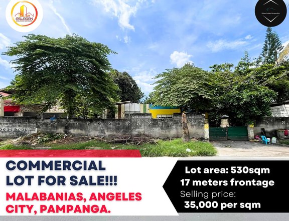 530 sqm Commercial Lot in Angeles City, Pampanga. (Besides Maple Hotel & Near La Grande Residences)