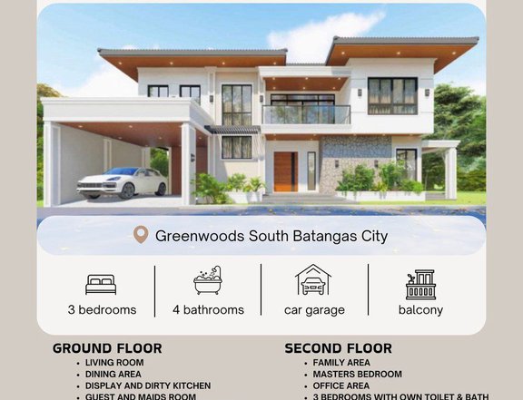 Ready For Occupancy 6-bedroom House and Lot For Sale in Batangas City