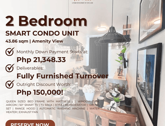 2 Bedroom Smart Condo Unit For Sale in Subic Zambales