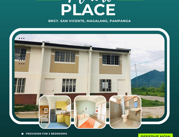 Ready For Occupancy 2-bedroom Townhouse For Sale in Magalang Pampanga