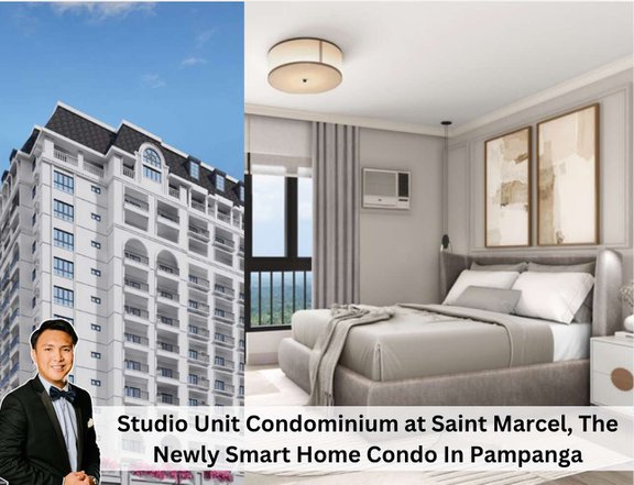 Studio Condominium For Sale in Saint Marcel Capital Town Pampanga by Megaworld