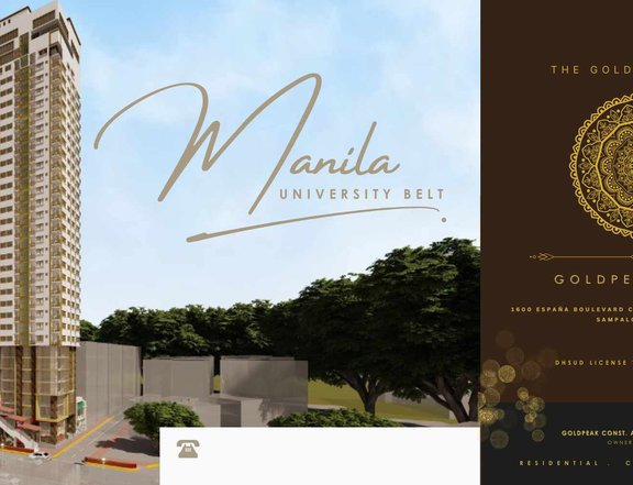 Preselling Condo walking distance to UST (U-Belt) Espana Boulevard