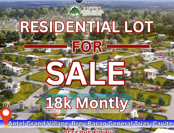 Residential Lot for as low as 18k monthly