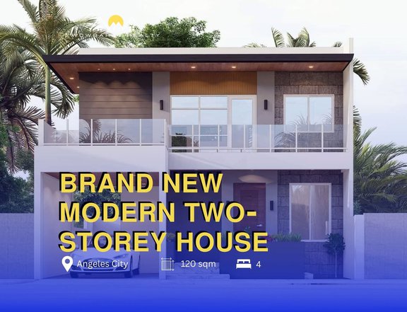 BRAND NEW MODERN TWO- STOREY HOUSE IN ANGELES