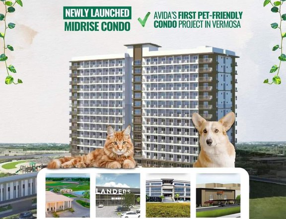 AVIDA LAND SENTRIA in VERMOSA CAVITE preselling condo for SALE