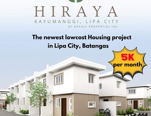 Rent to Own "Hiraya Place" Lipa Batangas