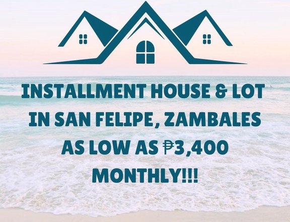 Installment 2-bedroom 2-storey bare type Townhouse For Sale in San Felipe Zambales