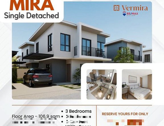 3-bedroom Single Attached Mira House For Sale in Lipa Batangas