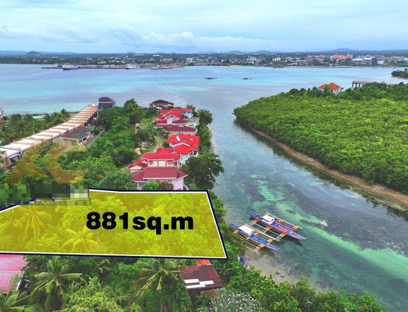 Residential Lot Beside The Riverbank and Along the Road near the beach