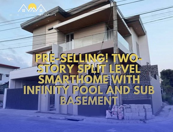 PRE-SELLING TWO-STOREY SPLIT LEVEL SMARTHOME INFINITY POOL AND SUB BASEMENT