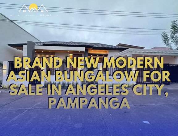 BRAND NEW MODERN ASIAN BUNGALOW FOR SALE IN ANGELES CITY