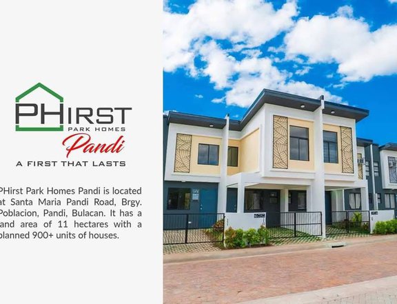 2-bedroom Townhouse For Sale in Phirst Park Homes Pandi Bulacan