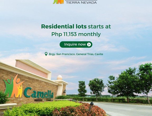 72 sqm Residential Lot For Sale in General Trias Cavite