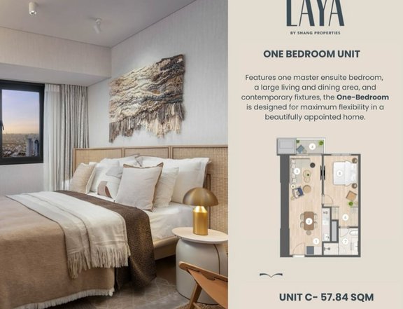 Shang Properties - Premium 1-bedroom Condo For Sale LAYA Pasig City