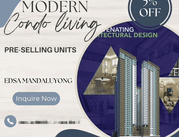 Affordable Condo For Sale 1Br Mandaluyong Ortigas Makati BGC MRT Pasig